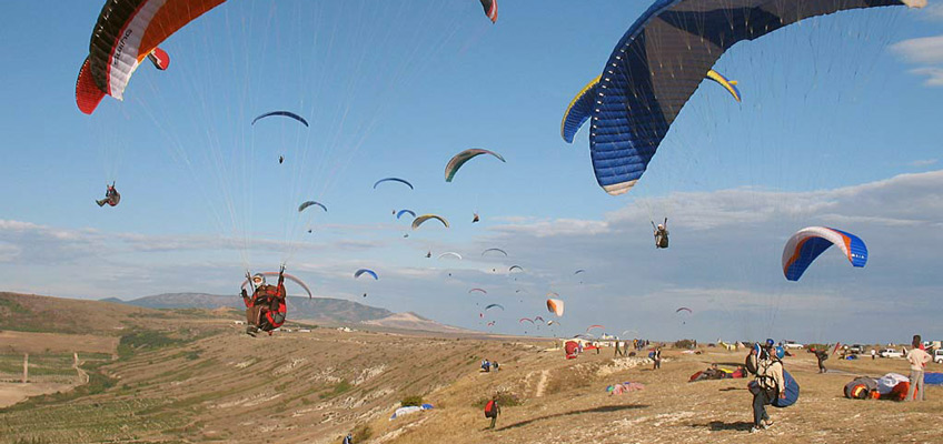 Paragliding: Klementieva Mountain